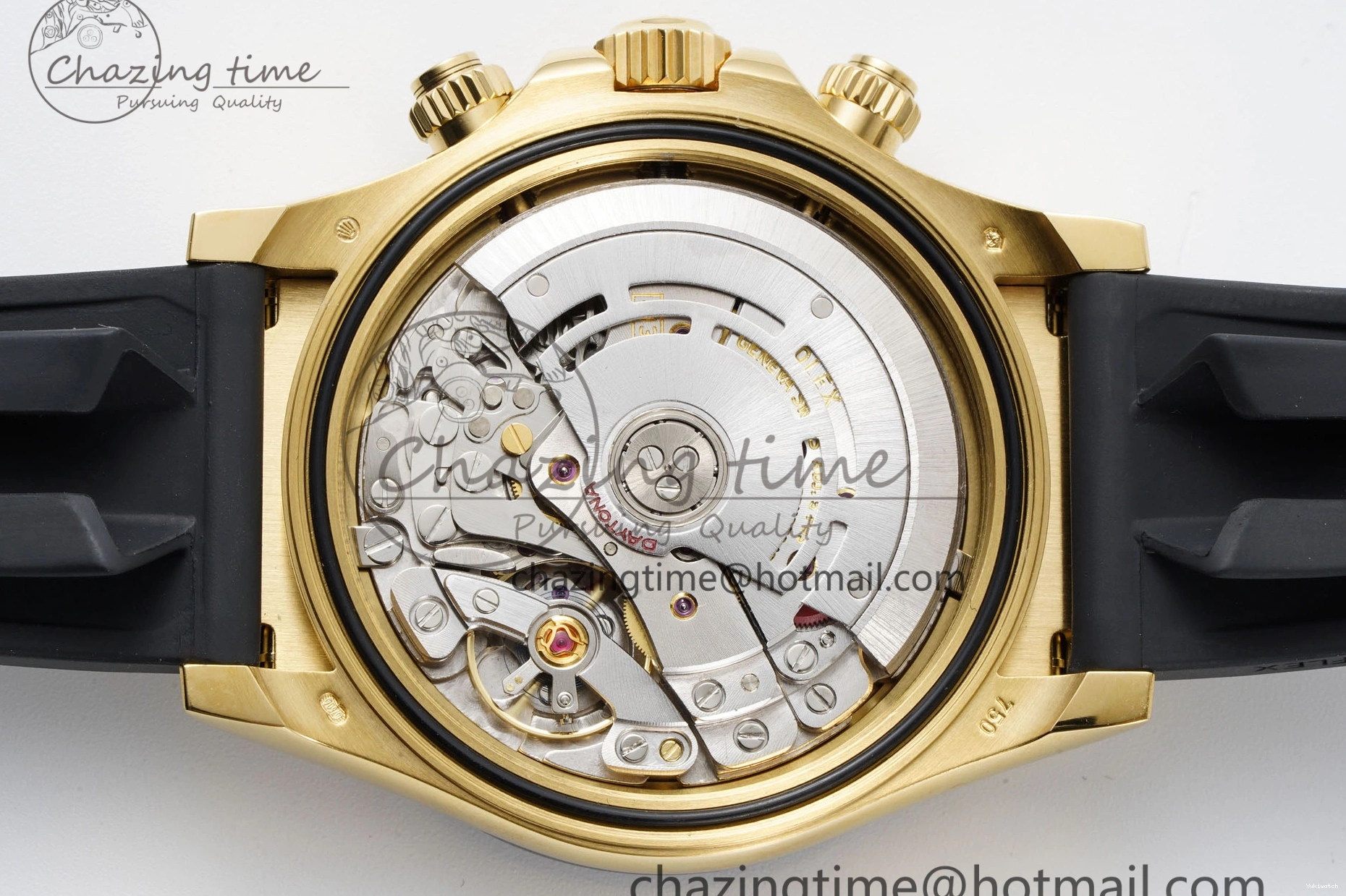 SA4130 Strap Rubber 1:1 Daytona BTF Best 116518 Lume on V2 Dial Oysterflex Edition YG 0523